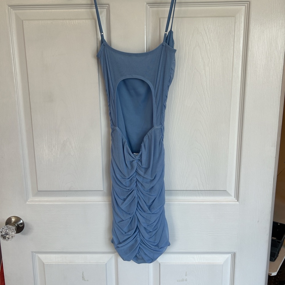 Lucy in the Sky blue bodycon dress